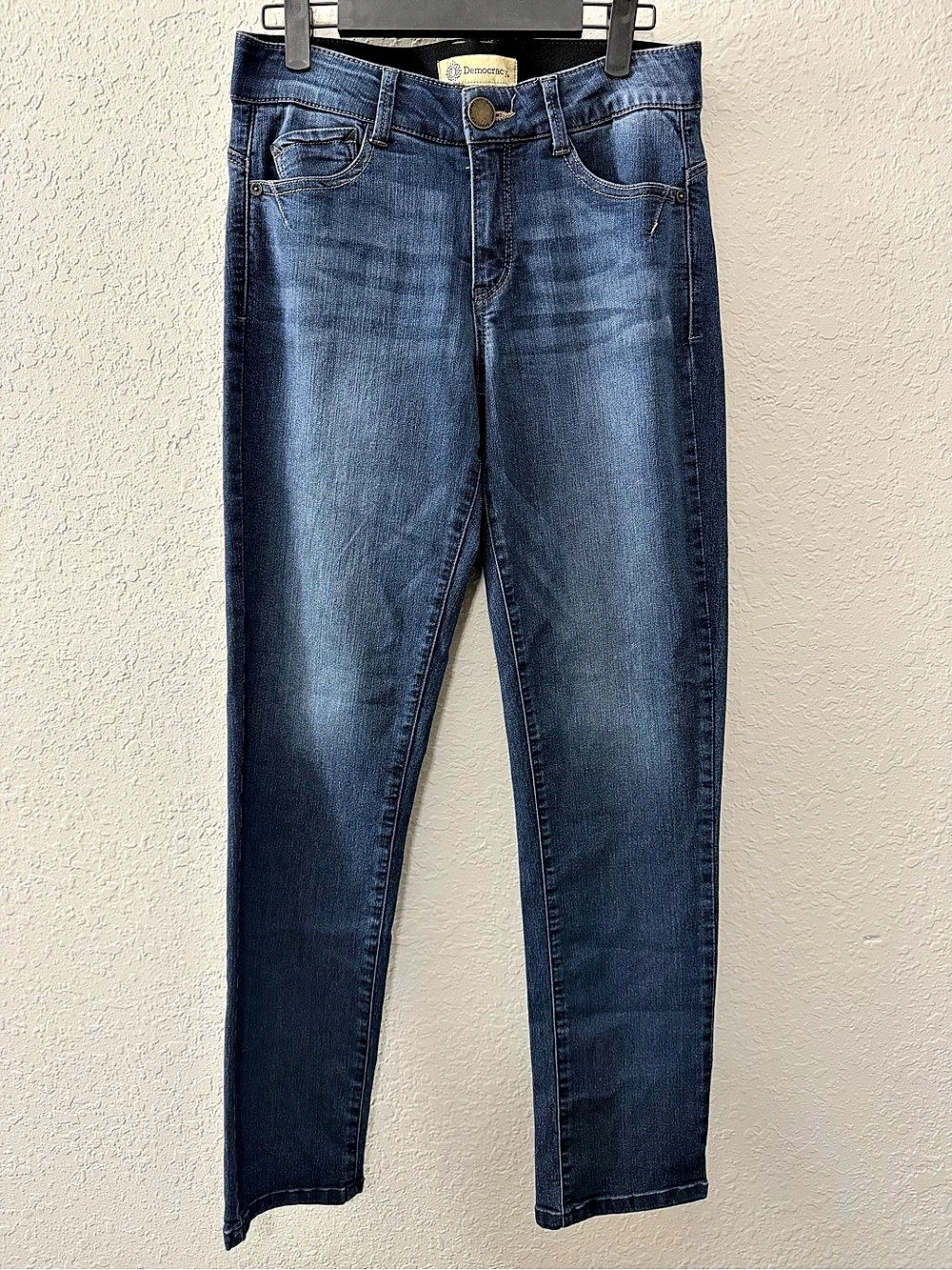Democracy Skinny Jeans Ab Technology in Blue, Size 4 Like New